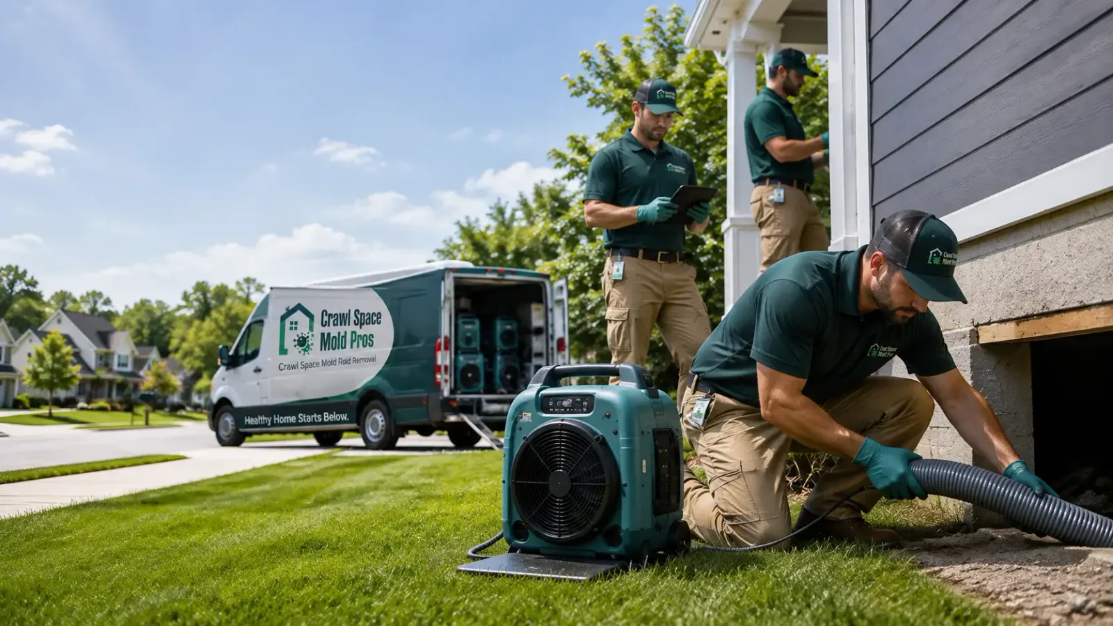 Crawl Space Mold Removal in Wake, VA